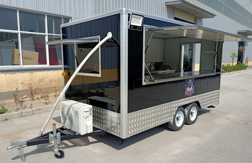 fully equipped mobile kitchen trailer for sale